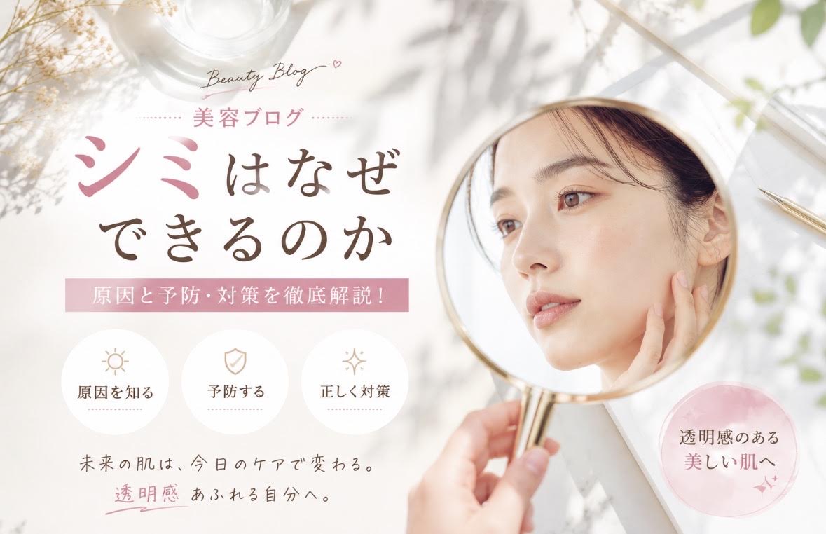 シミはなぜできるのか？メカニズムと予防・改善のポイントを解説
